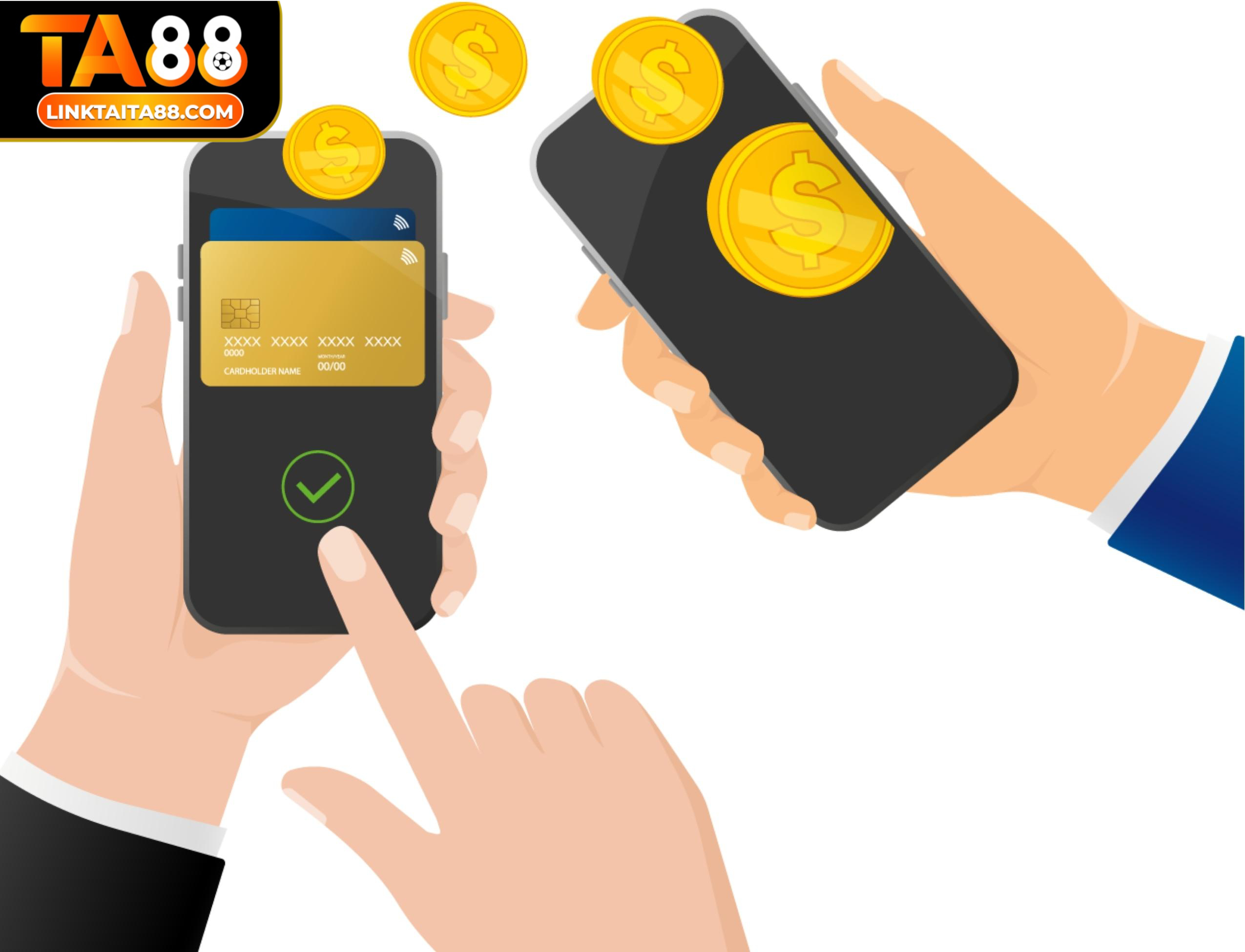 Sảnh game bài TA88 đa dạng phương thức thanh toán và giao dịch an toàn