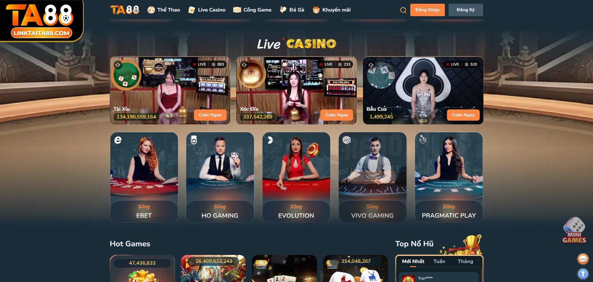 Hệ thống đại lý TA88 là mô hình hợp tác affiliate, kiếm tiền online