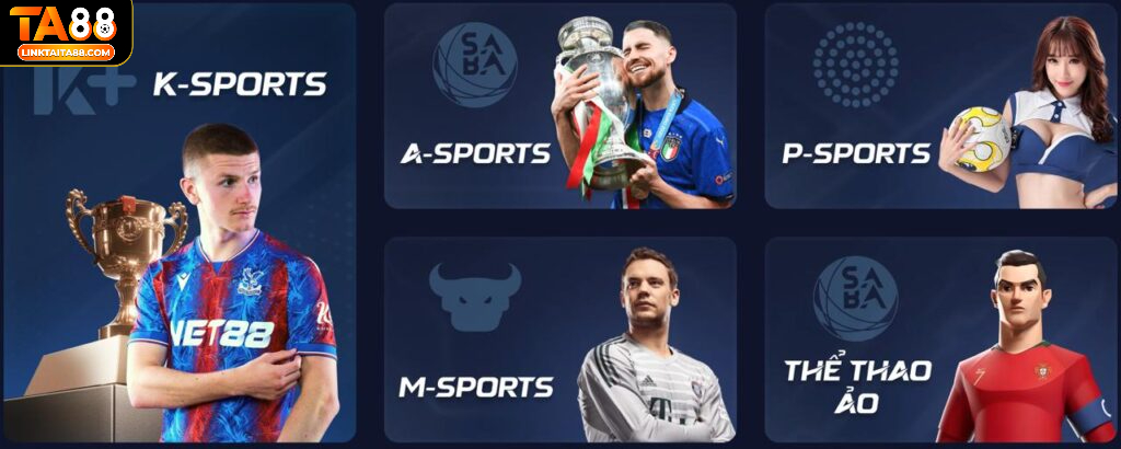 Sảnh K+ sport tại nhà cái TA88 thu hút đông đảo người chơi bởi những ưu điểm nổi bật