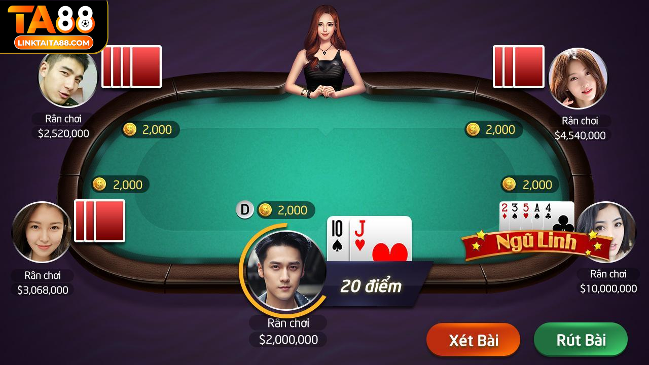 Tham gia chơi Xì Dách TA88 dễ dàng
